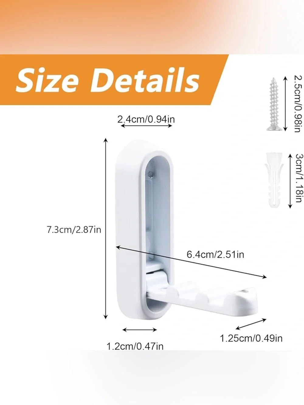 Space Saving Folding Wall Hooks